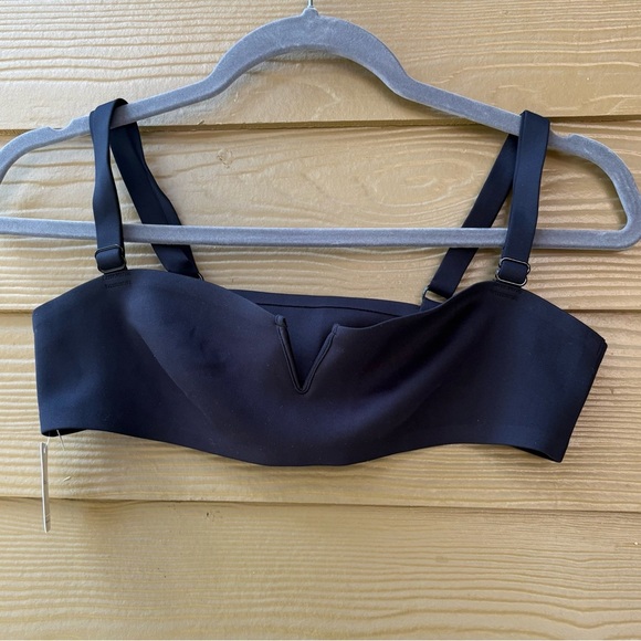 Free People Notched Lily Scuba Bralette NWT Size Medium - Picture 3 of 5